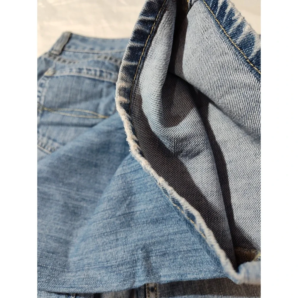 Women's L.L.Bean 8 medium/T denim jeans light straight fit classic mom
